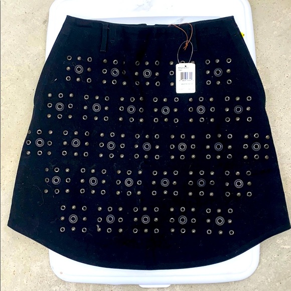 Coach black skirt with rivets and metalware BNWT,All Products : American Fashion Style Bags On Sale